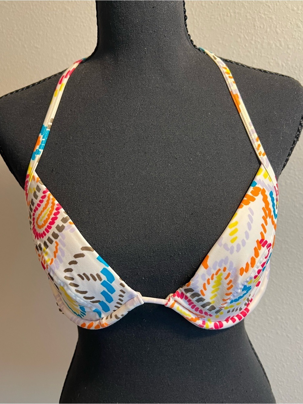 Victoria's Secret Multicolor Push-Up Bra - Cream Base with Padding